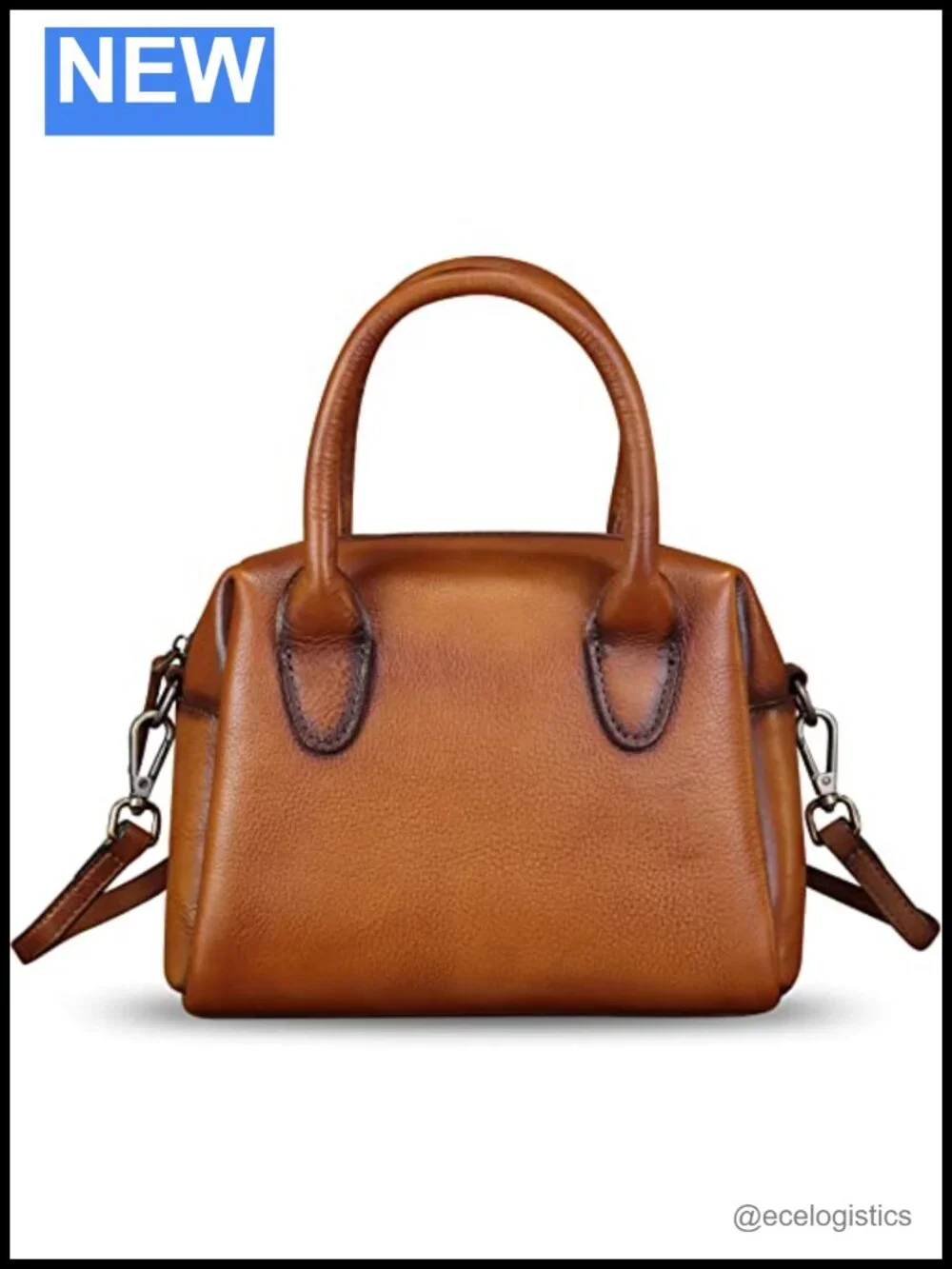 Genuine Leather Hobo Satchel Handbag Top Handle Crossbody Retro Purse